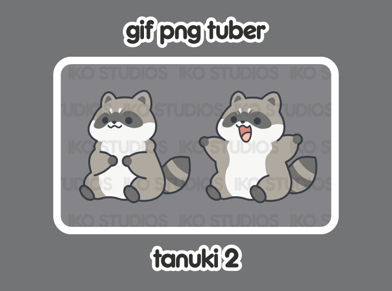 Raccoon GIF PNGtuber