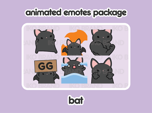 Bat Animated Emotes 1