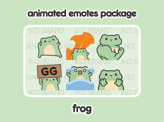 Frog Animated Emotes 1