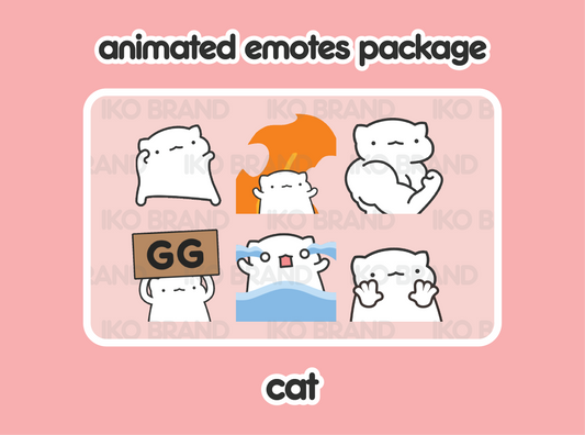 Cat Animated Emotes 1
