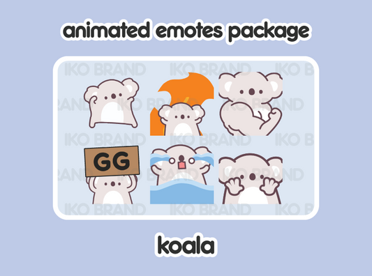 Koala Animated Emotes 1