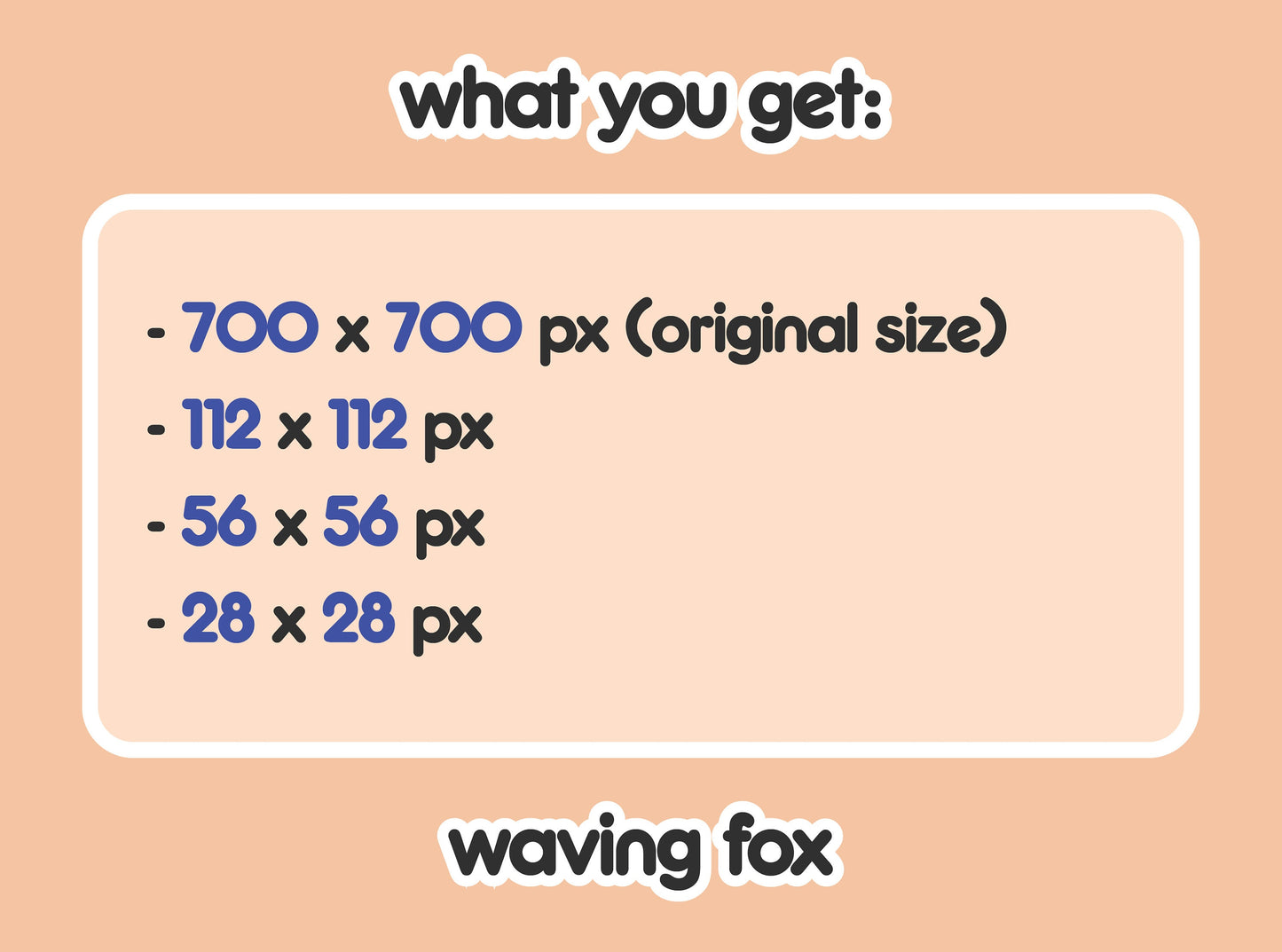 Fox Waving