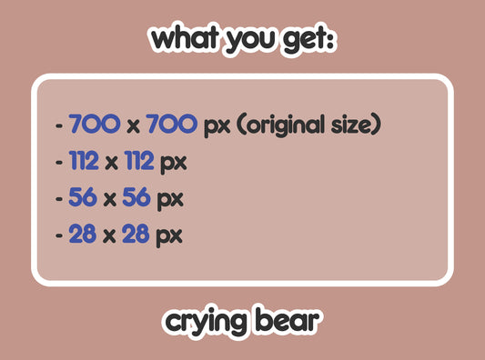 Crying Bear