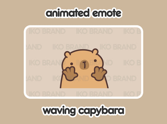 Capybara Waving