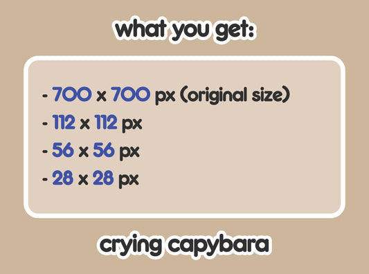 Crying Capybara