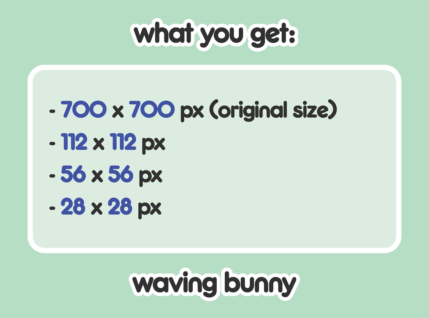 Bunny Waving