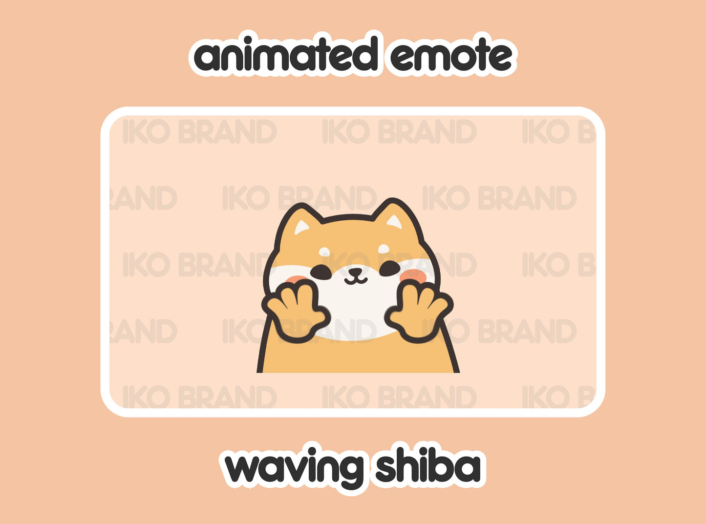 Shiba Inu Waving