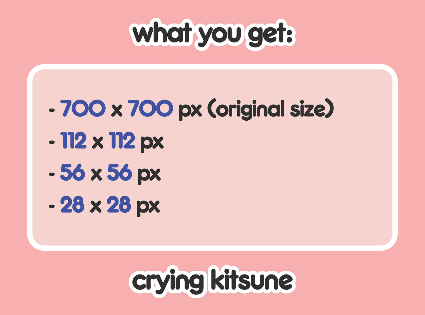 Crying Kitsune