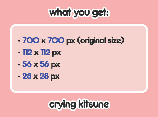 Crying Kitsune