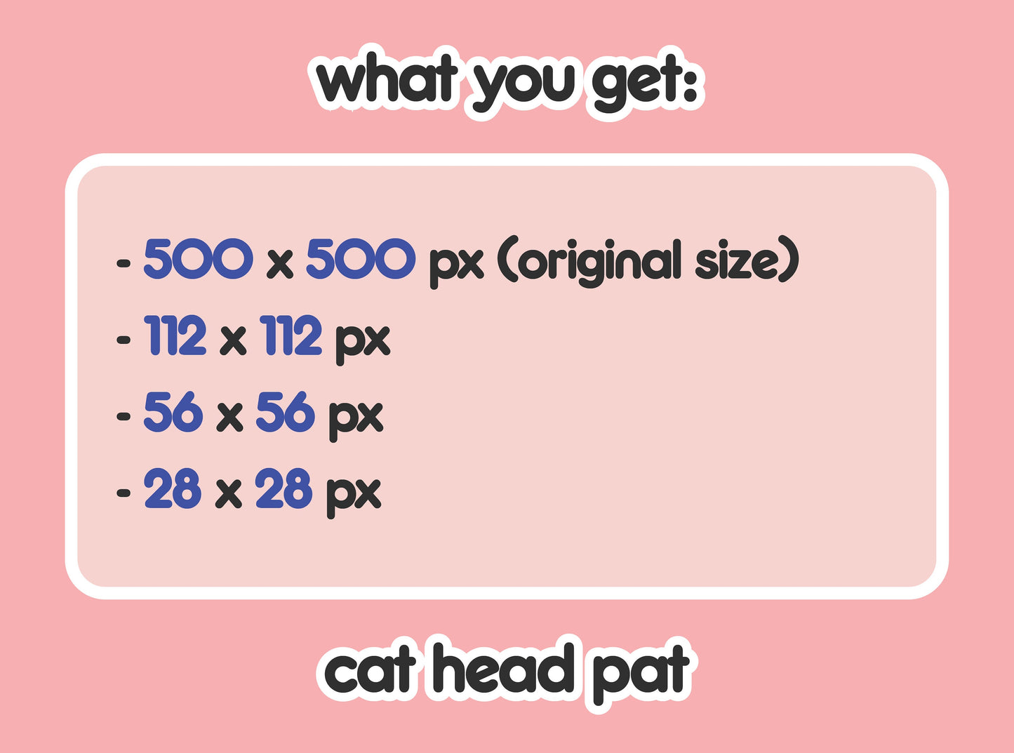 Cat Head Pat