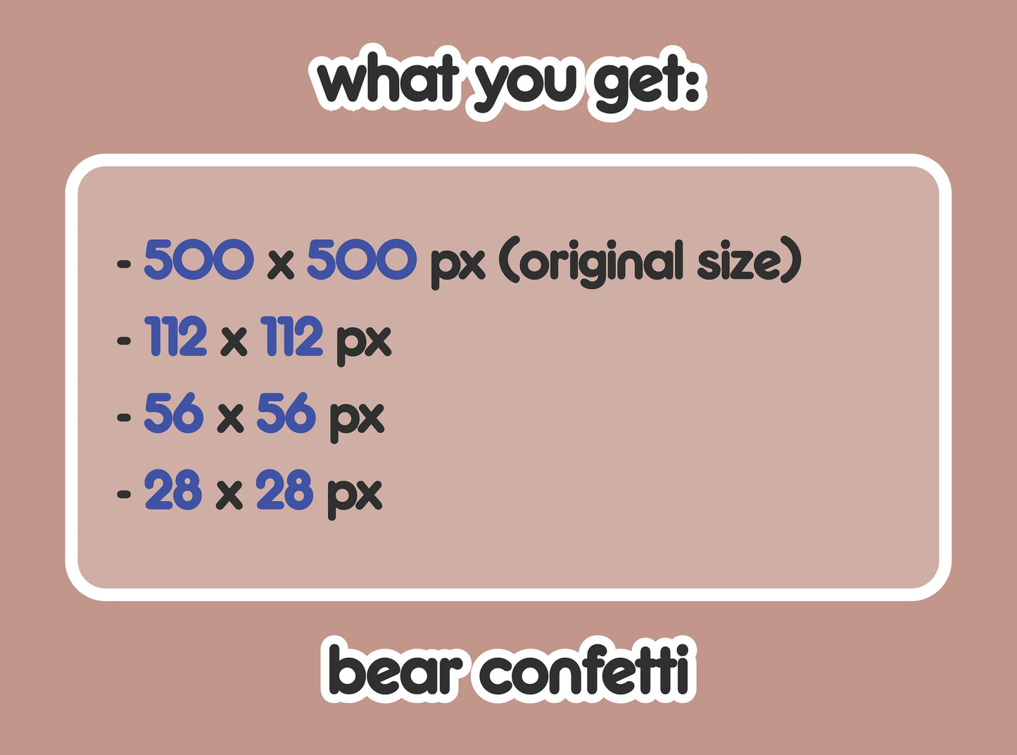 Bear Confetti Party Hype