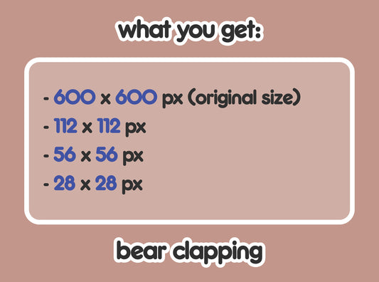 Bear Clapping