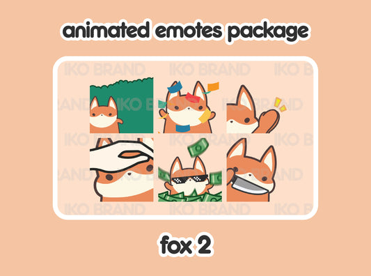 Fox Animated Emotes 2