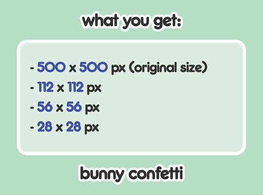 Bunny Confetti Party Hype