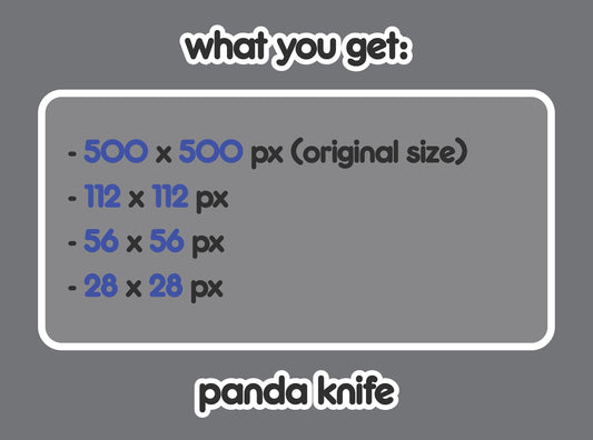 Panda Evil Knife Stabbing