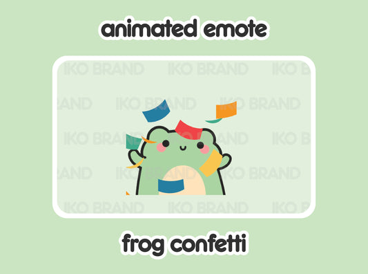 Frog Confetti Party Hype