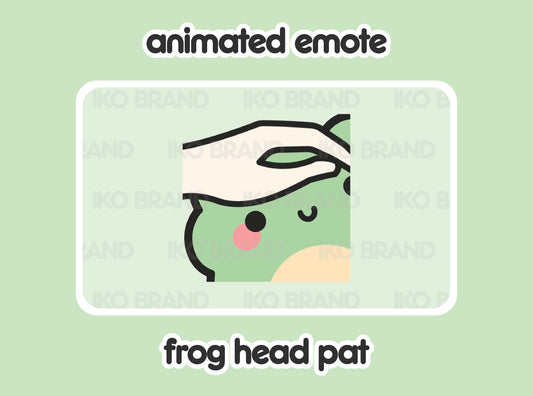 Frog Head Pat