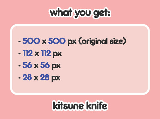 Kitsune Evil Knife Stabbing