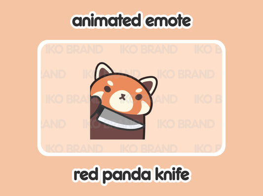 Red Panda Evil Knife Stabbing