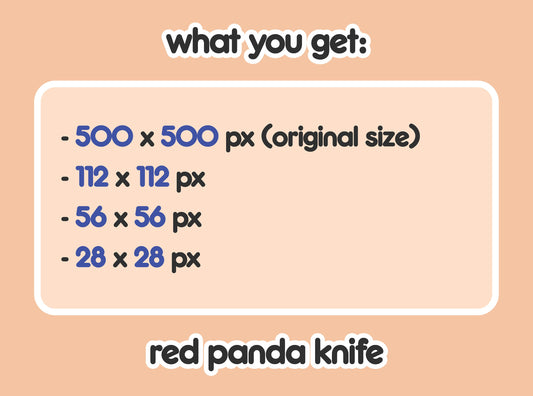 Red Panda Evil Knife Stabbing