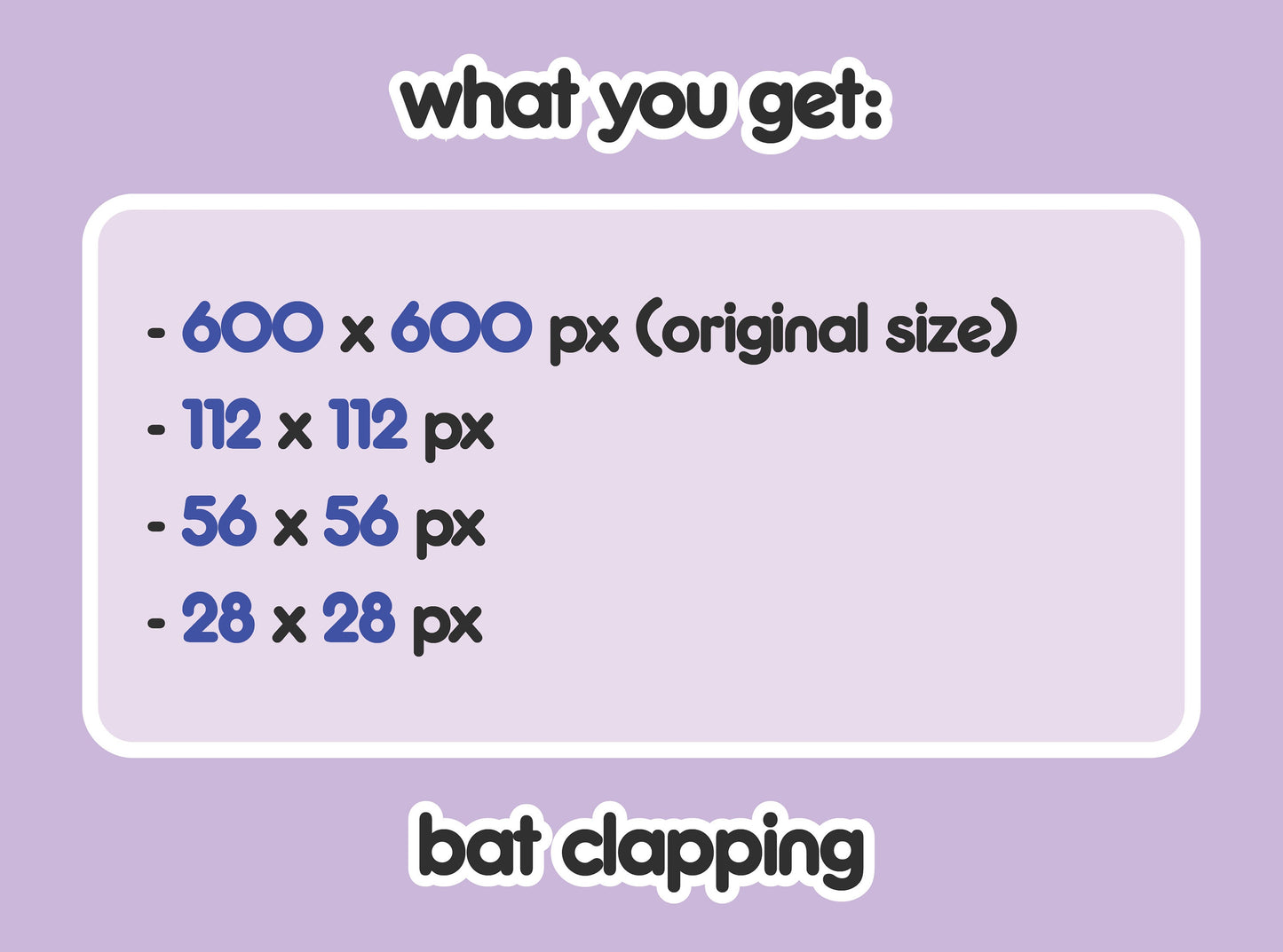 Bat Clapping