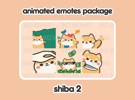 Shiba Animated Emotes 2