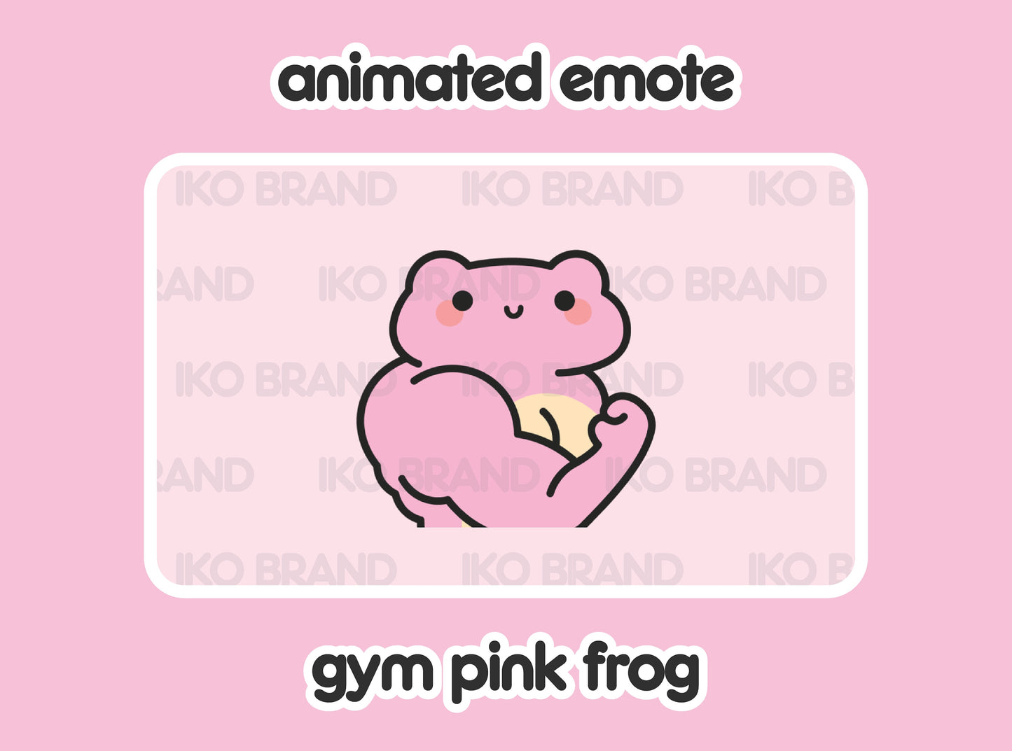 Gym Pink Frog
