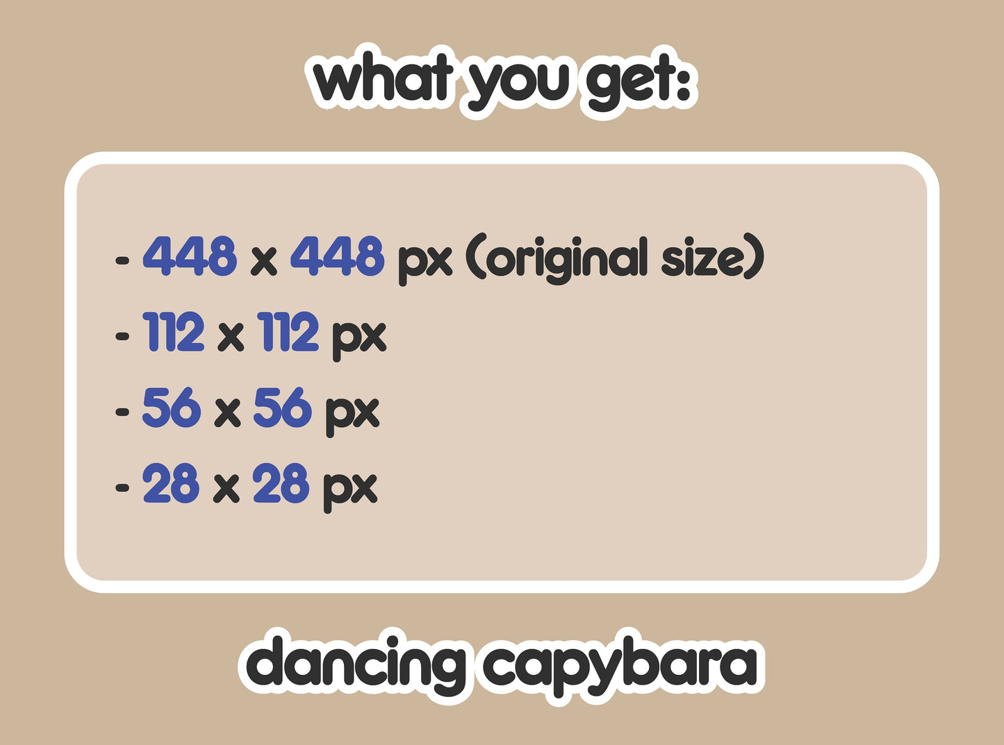 Dancing Capybara