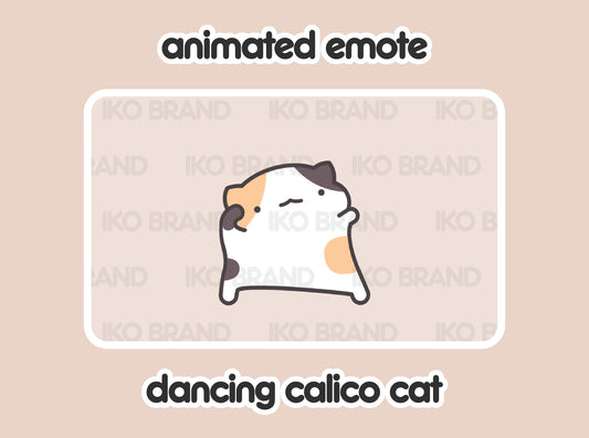 Dancing Calico Cat