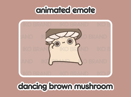 Dancing Brown Mushroom