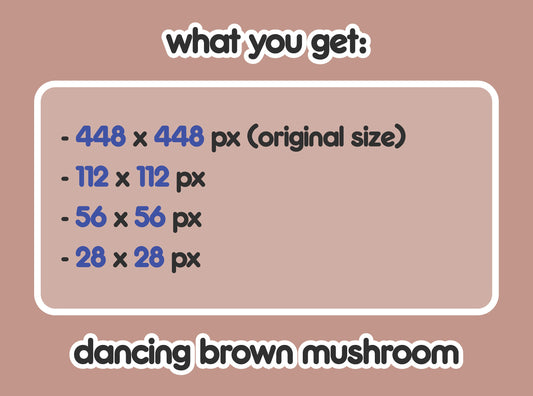 Dancing Brown Mushroom
