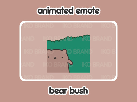 Bear Hiding Bush