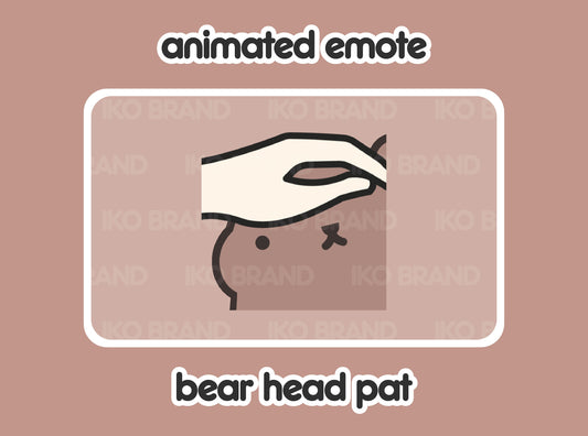 Bear Head Pat