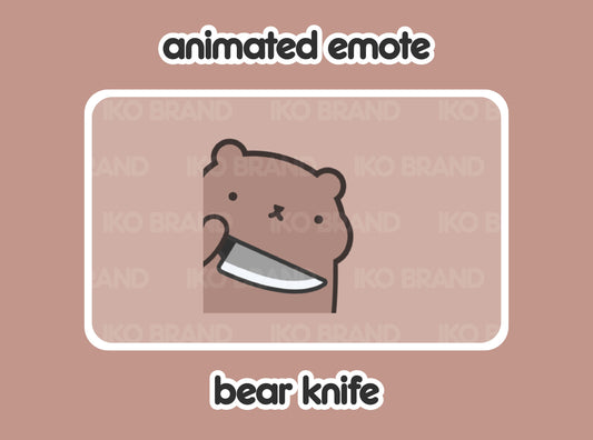 Bear Evil Knife Stabbing