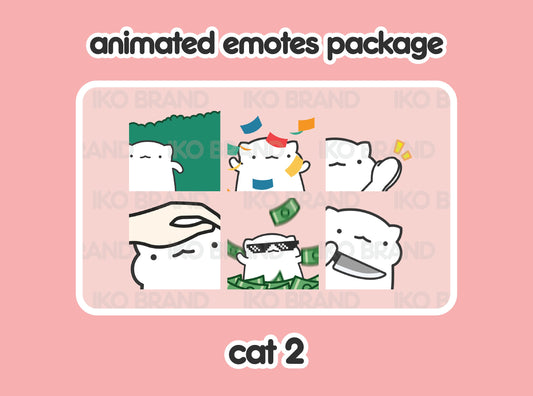 Cat Animated Emotes 2