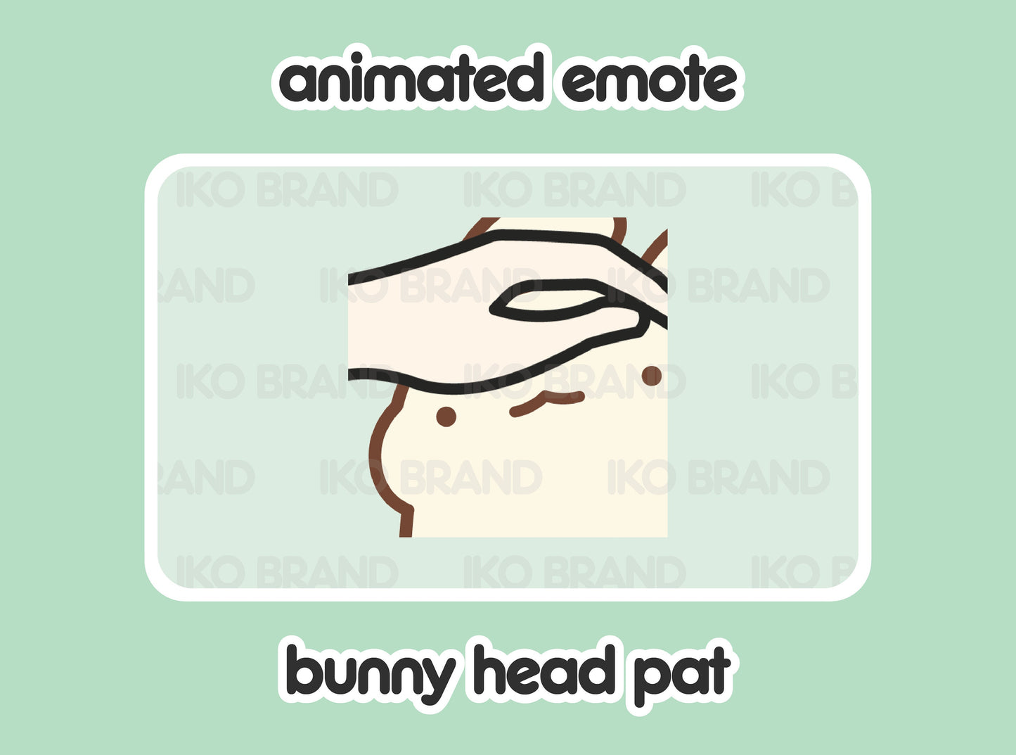 Bunny Head Pat
