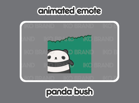 Panda Hiding Bush