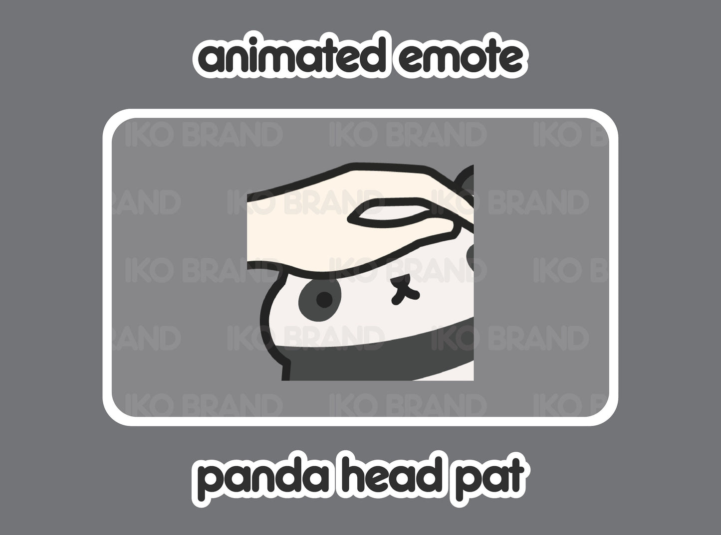 Panda Head Pat