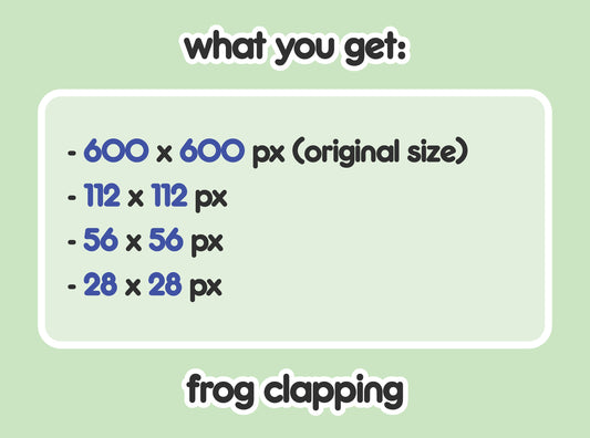 Frog Clapping