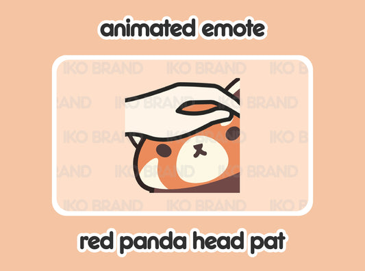 Red Panda Head Pat