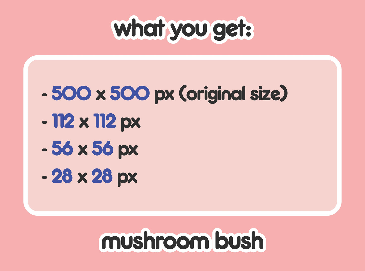 Mushroom Hiding Bush