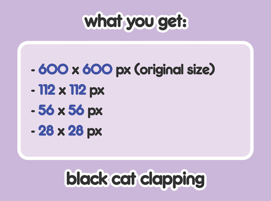 Black Cat Clapping