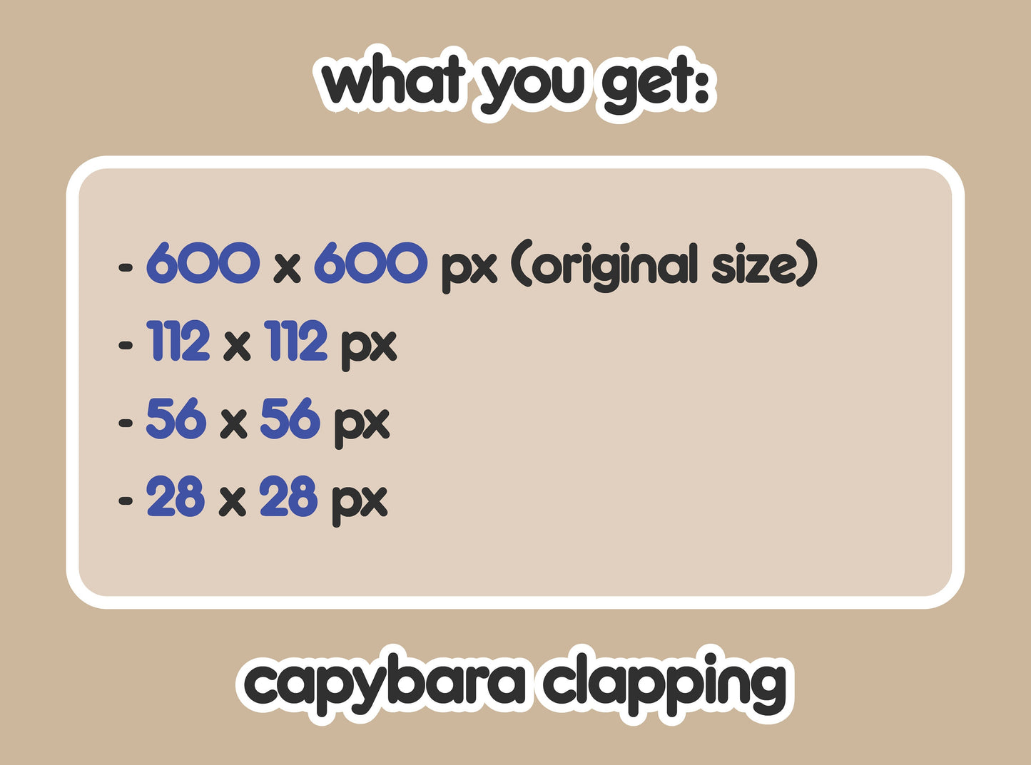 Capybara Clapping