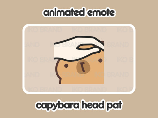 Capybara Head Pat