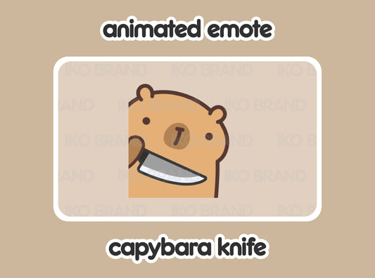 Capybara Evil Knife Stabbing