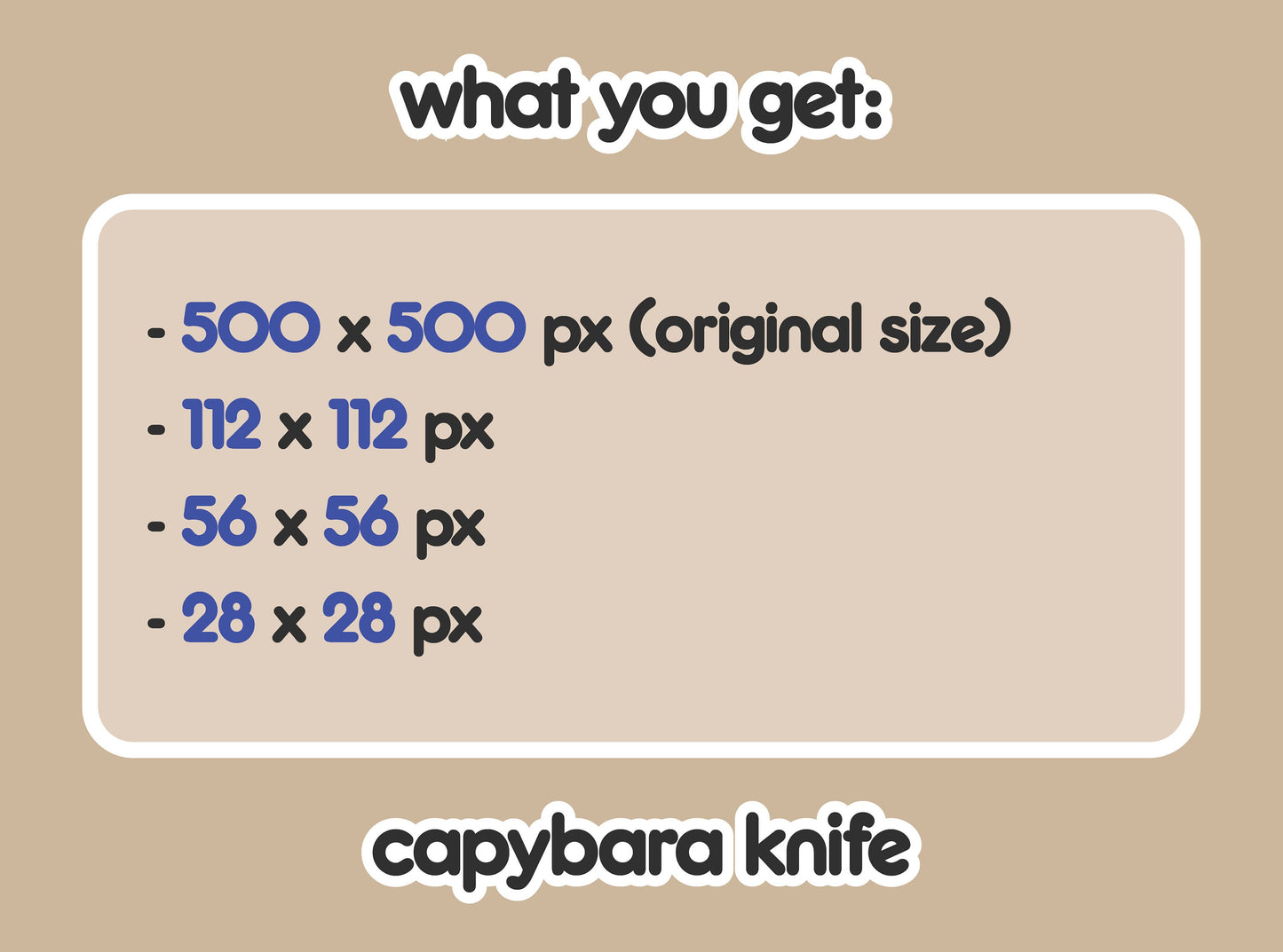 Capybara Evil Knife Stabbing