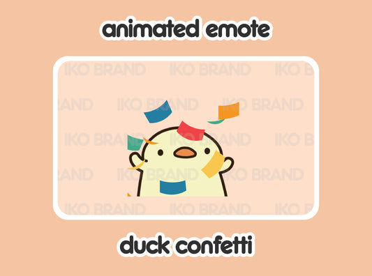 Duck Confetti Party Hype
