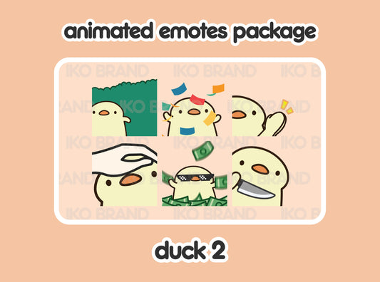 Duck Animated Emotes 2