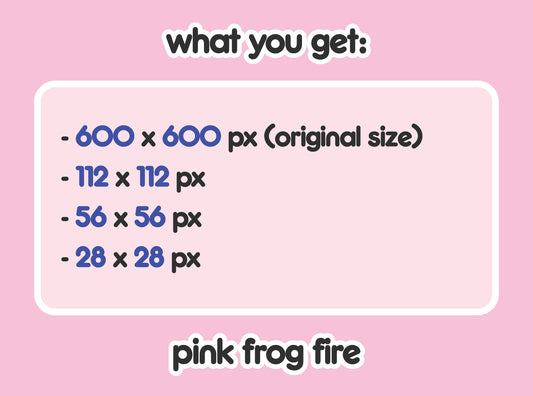 Pink Frog Fire