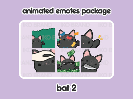 Bat Animated Emotes 2